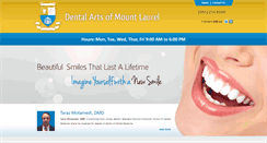 Desktop Screenshot of mtlaurelsmiles.com